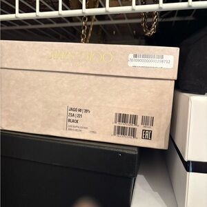 Brand New Jimmy Choo Elegant Black sling back sandals